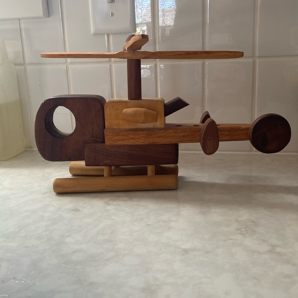 Vintage Wooden Airplane